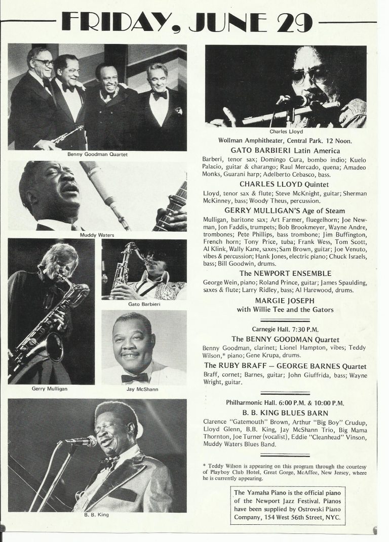 Newport Jazz festival 1973